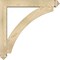 Ekena Millwork Thorton Arts and Crafts Rough Sawn Bracket w/ Offset Brace, Douglas Fir, 6"W x 36"D x 36"H BKT0604X36X36THR03RDF - alternate 4